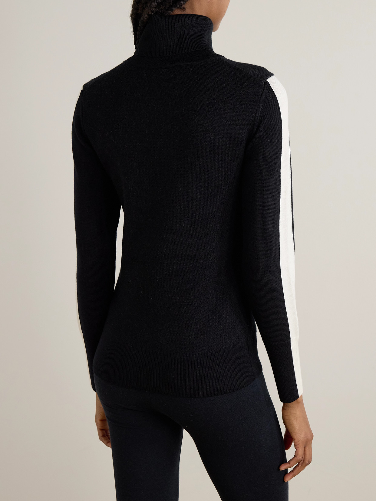 Afterski Jacquard-Knit Merino Wool Turtleneck Sweater