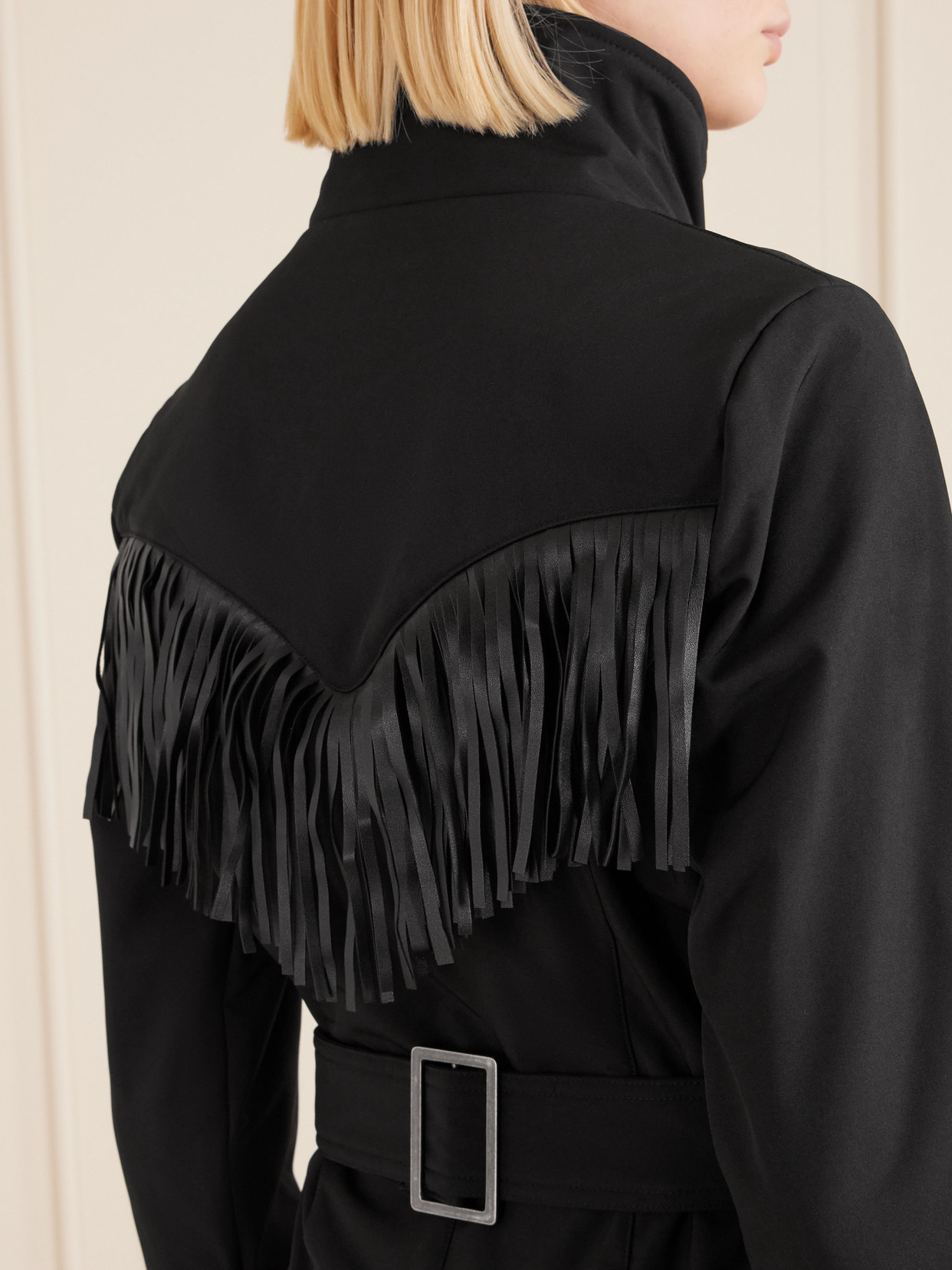 We Norwegians Western Fringed Belted Ski Suit In Multi