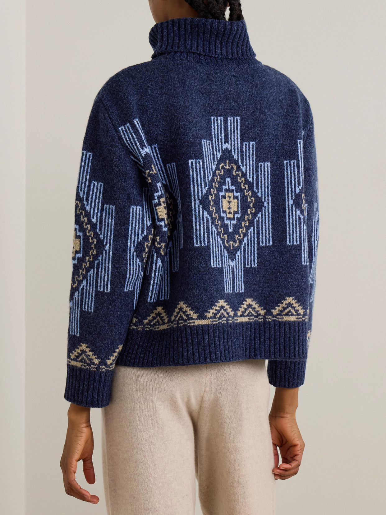 Kautokeino Jacquard-Knit Wool-Blend Sweater