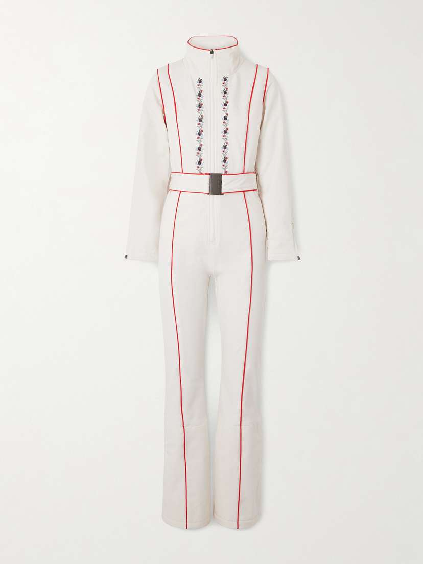 We Norwegians + Markarian Belted Embroidered Ski Suit
