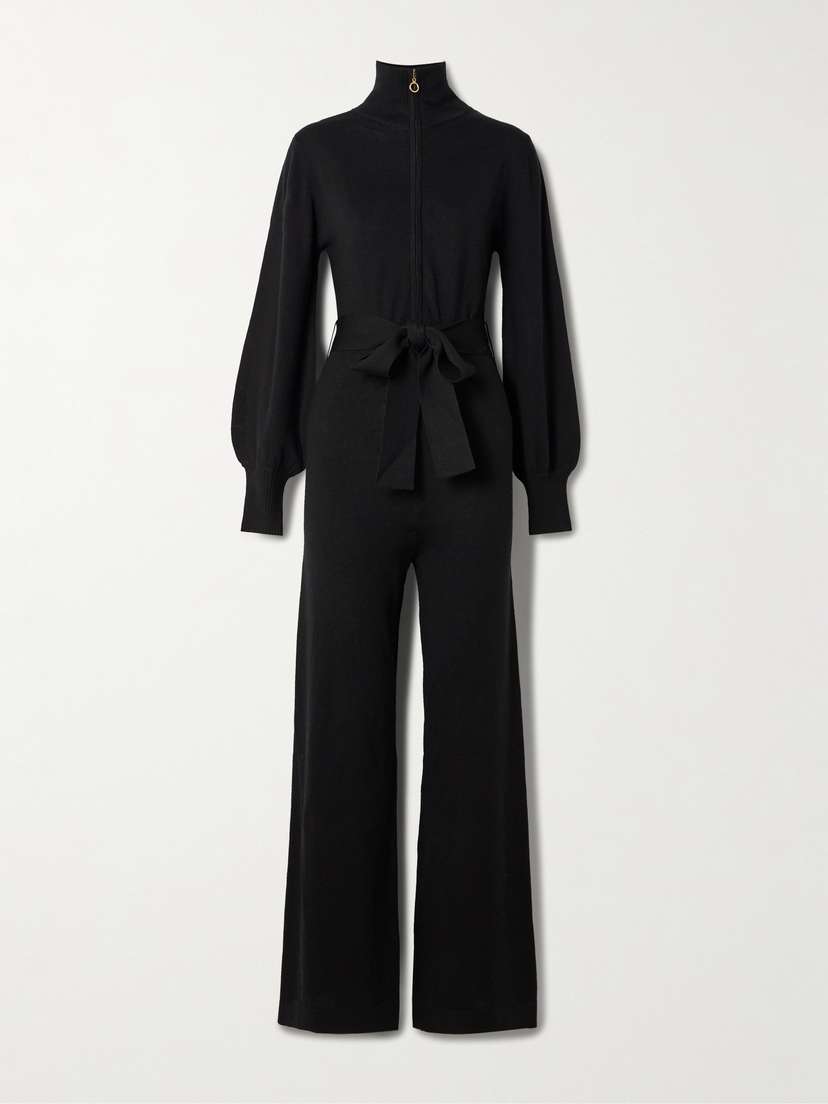 We Norwegians Geilo Belted Merino Wool Jumpsuit