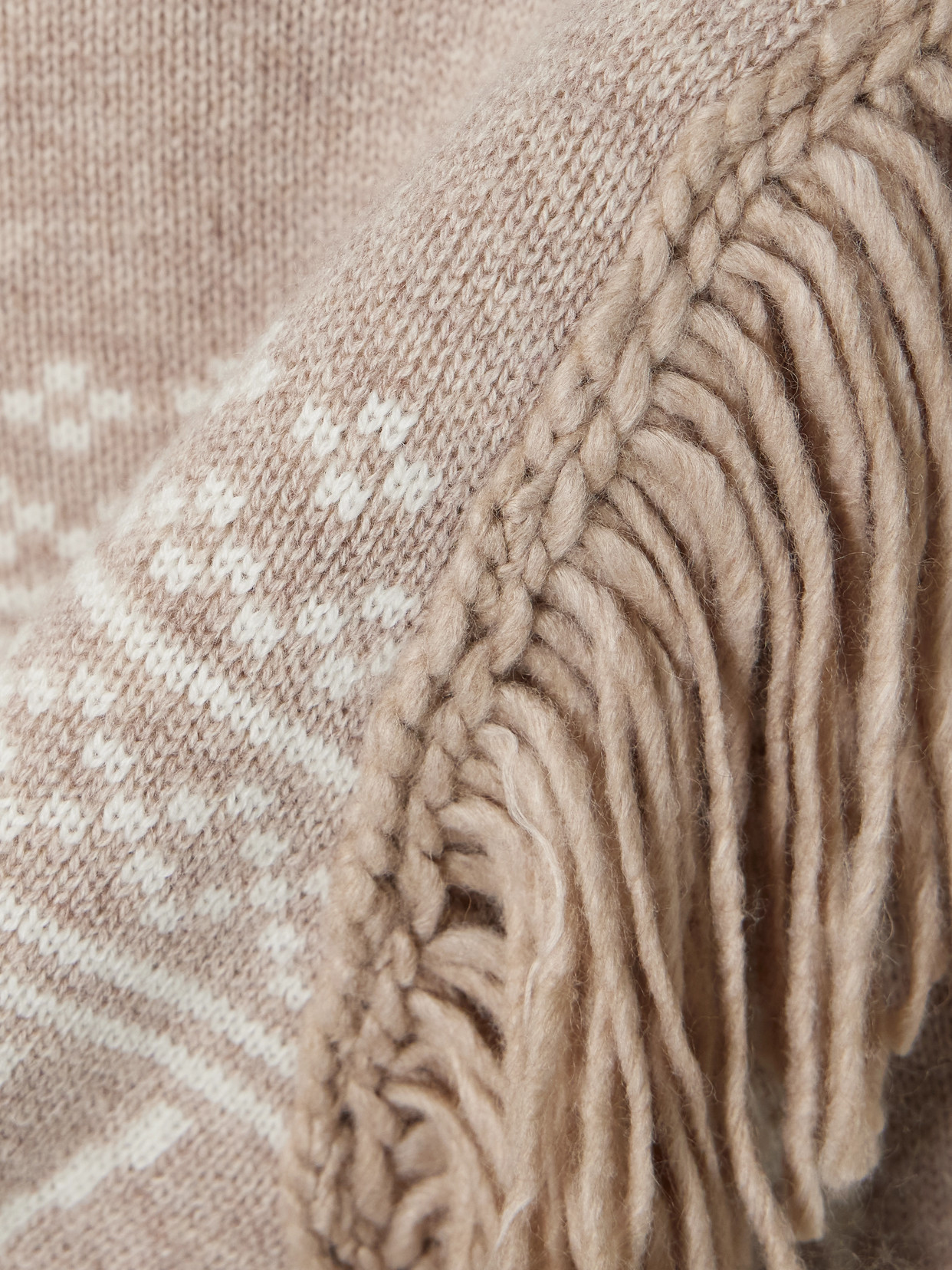 Setesdal Fringed Fair Isle Merino Wool And Cashmere-Blend Sweater