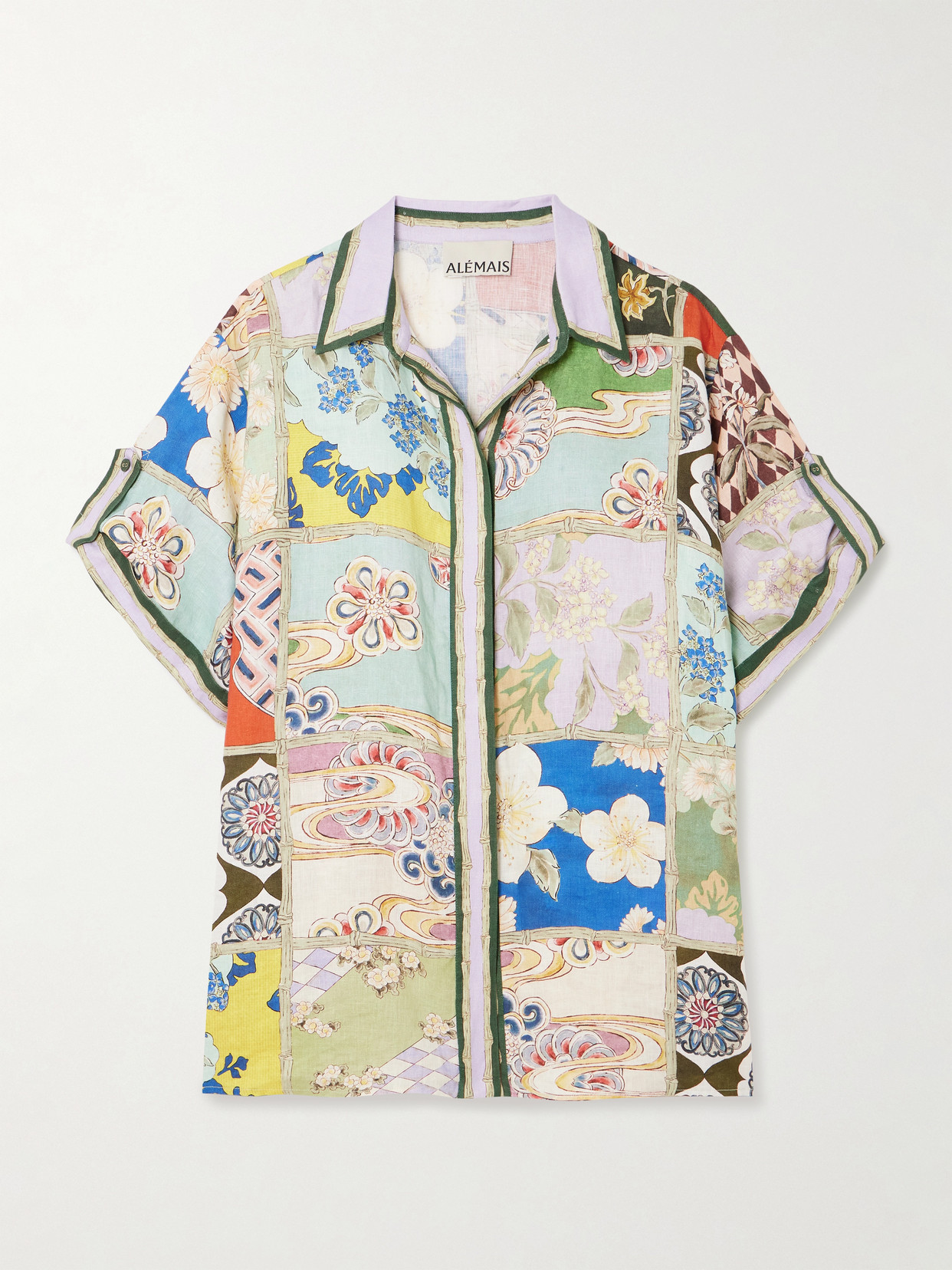 ALÉMAIS - Bianca Floral-print Linen Shirt - Multi