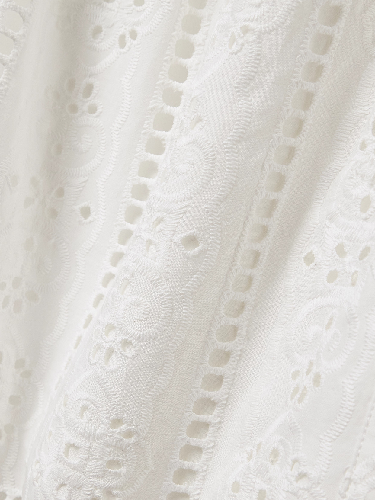 Cara Cara Malena Belted Broderie Anglaise Cotton Midi Dress