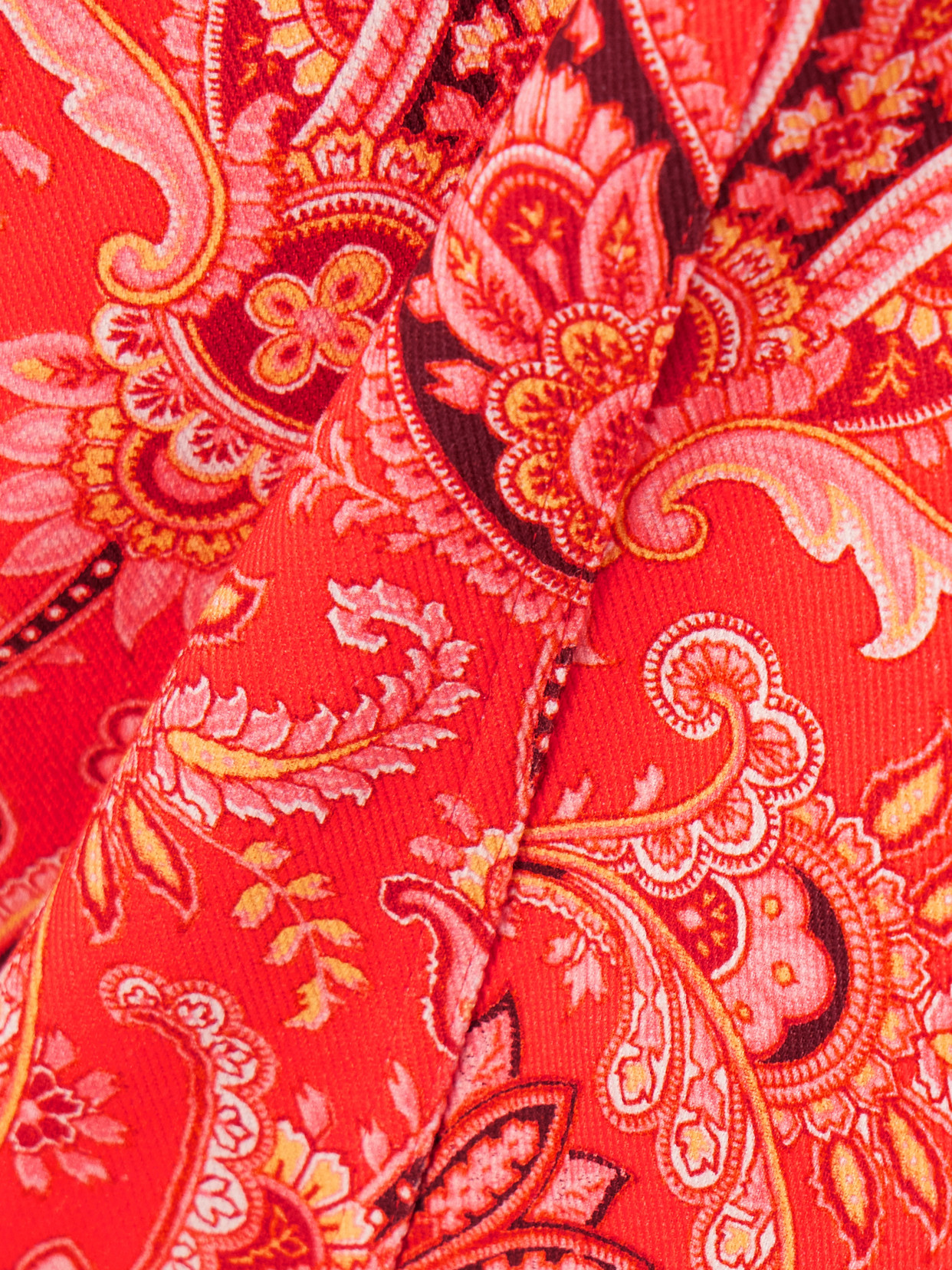 Cara Cara Claudine Mini Dress Classic Paisley Orange