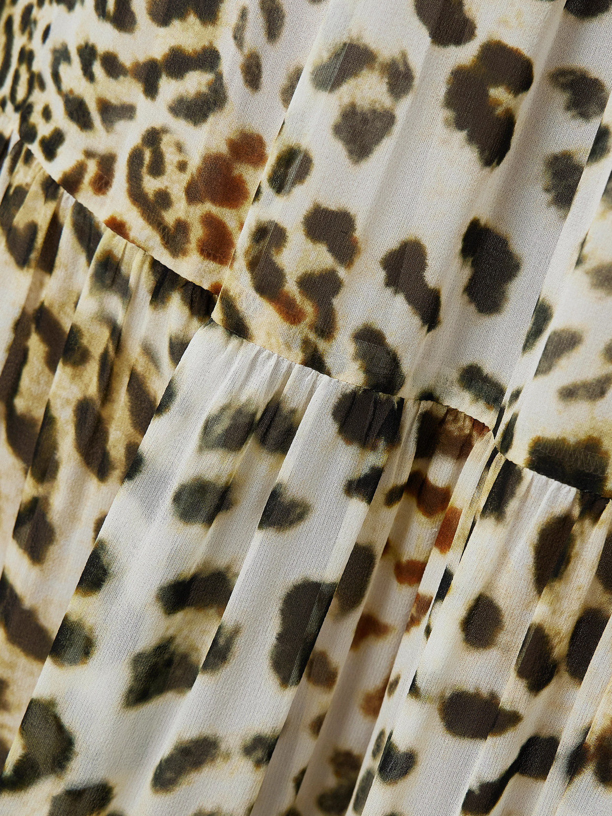 Cara Cara Piana Leopard-print Silk-chiffon Halterneck Maxi Dress