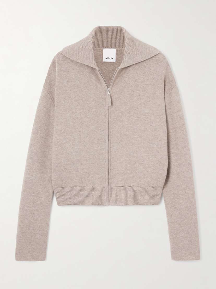 Allude Wool And Cashmere-blend Cardigan