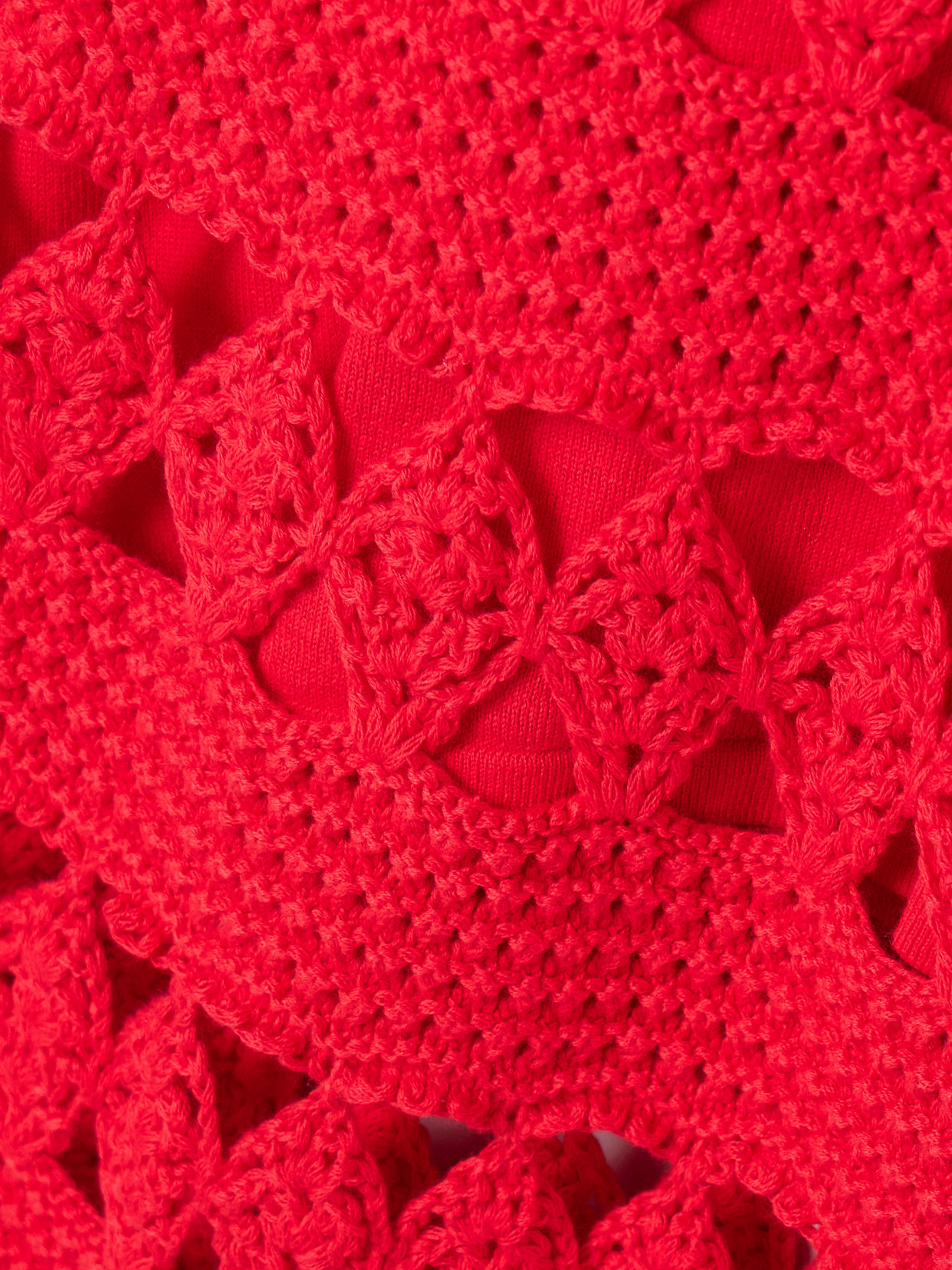 Cara Cara Joan Crocheted Cotton Midi Dress