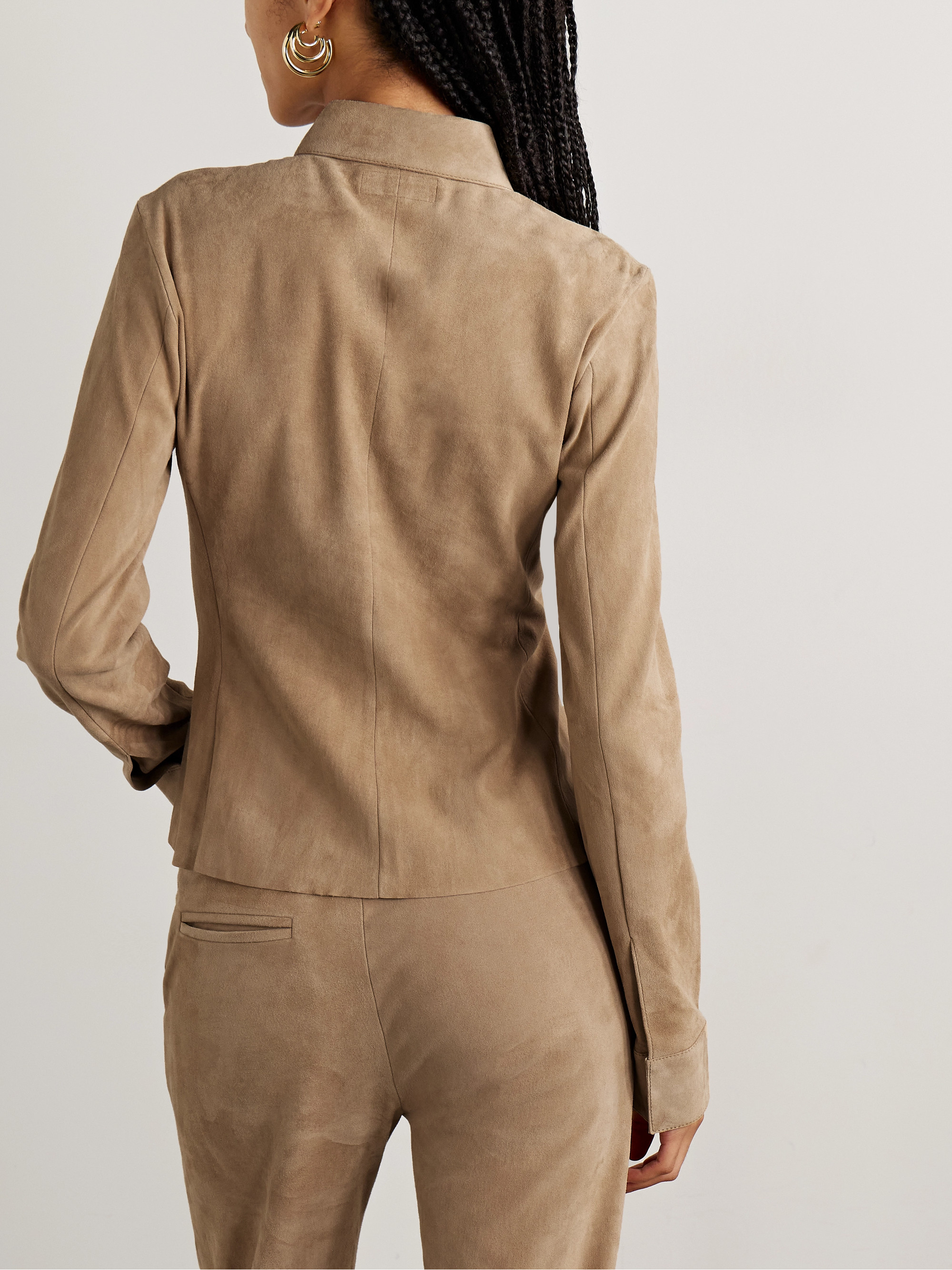 Stouls Sanda suede shirt