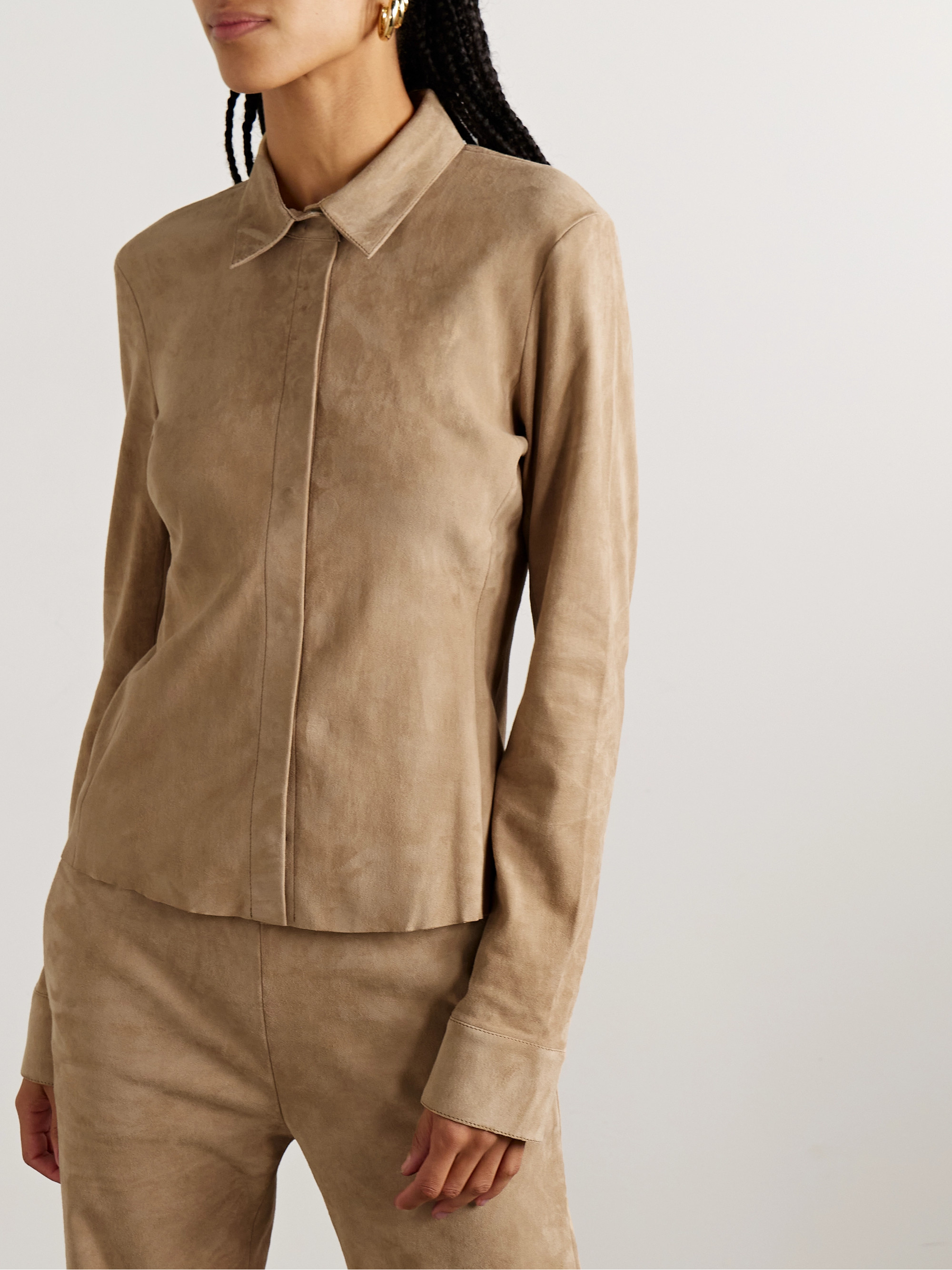 Stouls Sanda suede shirt