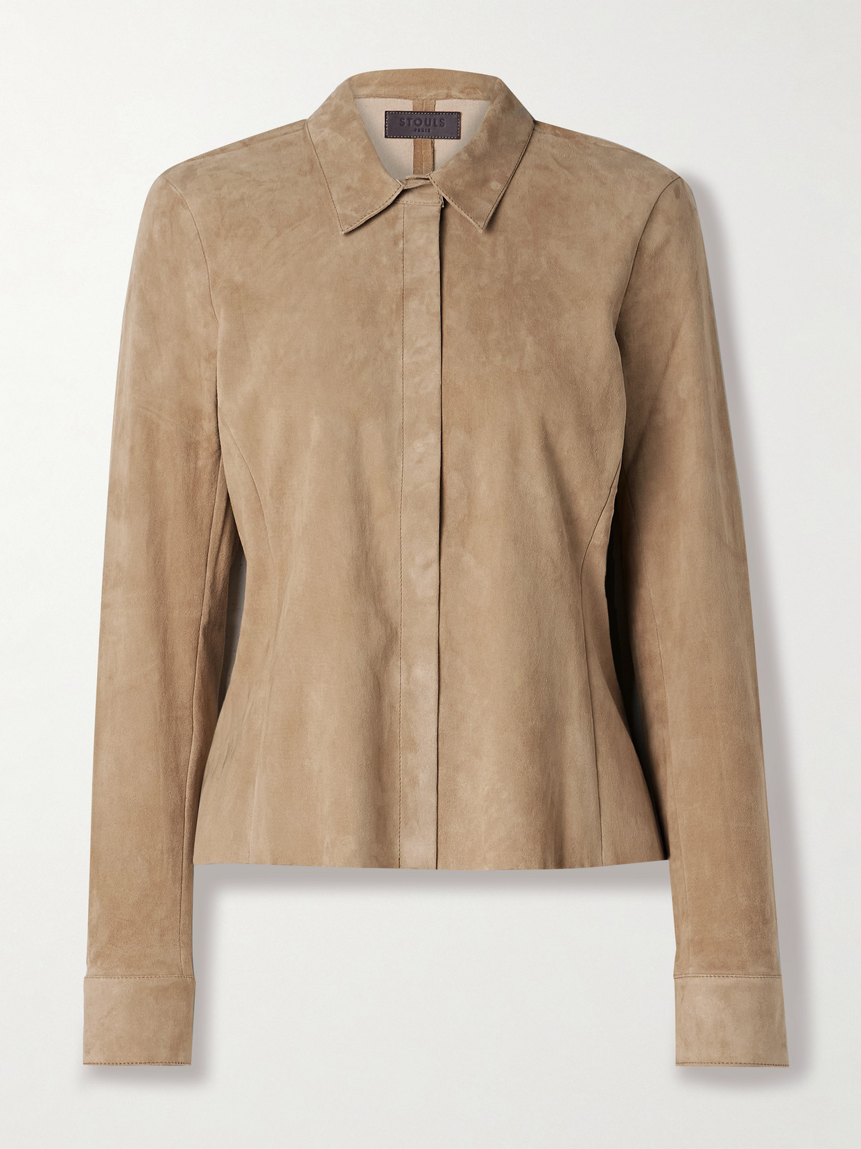Stouls Sanda Suede Shirt In Neutral