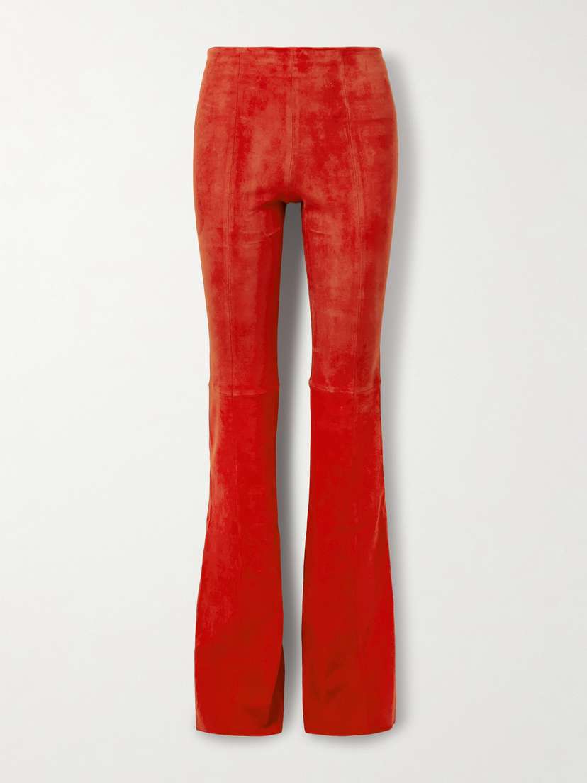 STOULS Gégé Suede Flared Pants