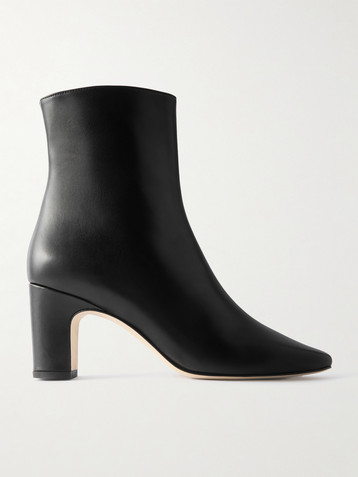 MANOLO BLAHNIK Ofaralo leather ankle boots
