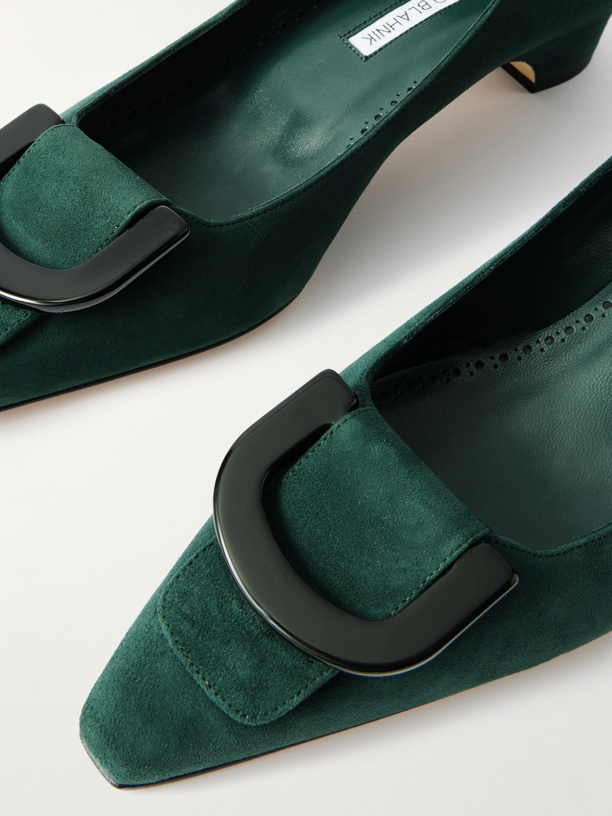 Beti 30 embellished suede pumps — Image 8