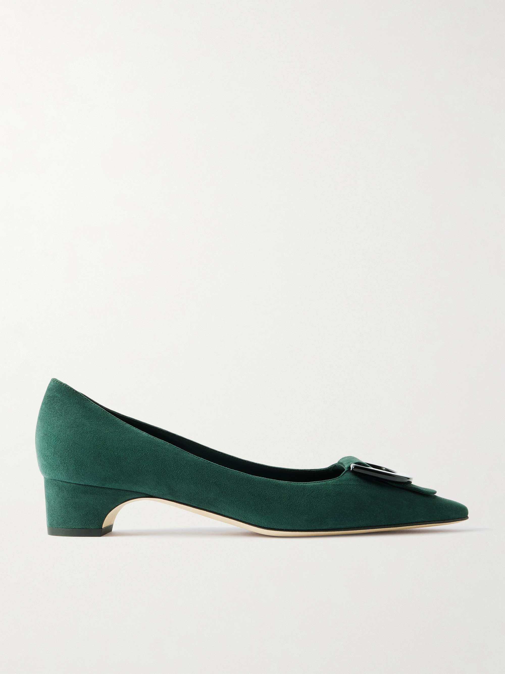 Beti 30 embellished suede pumps — Image 5
