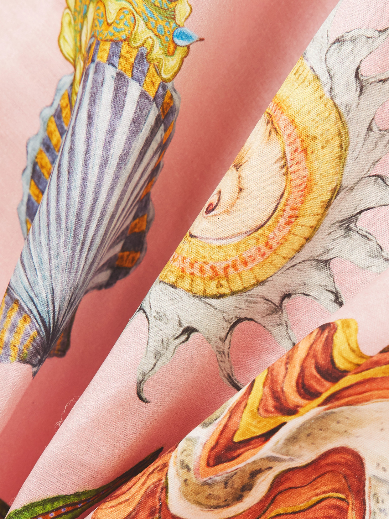 Alemais + Sam Pauletto Nereids Printed Hemp And Silk-blend Camisole