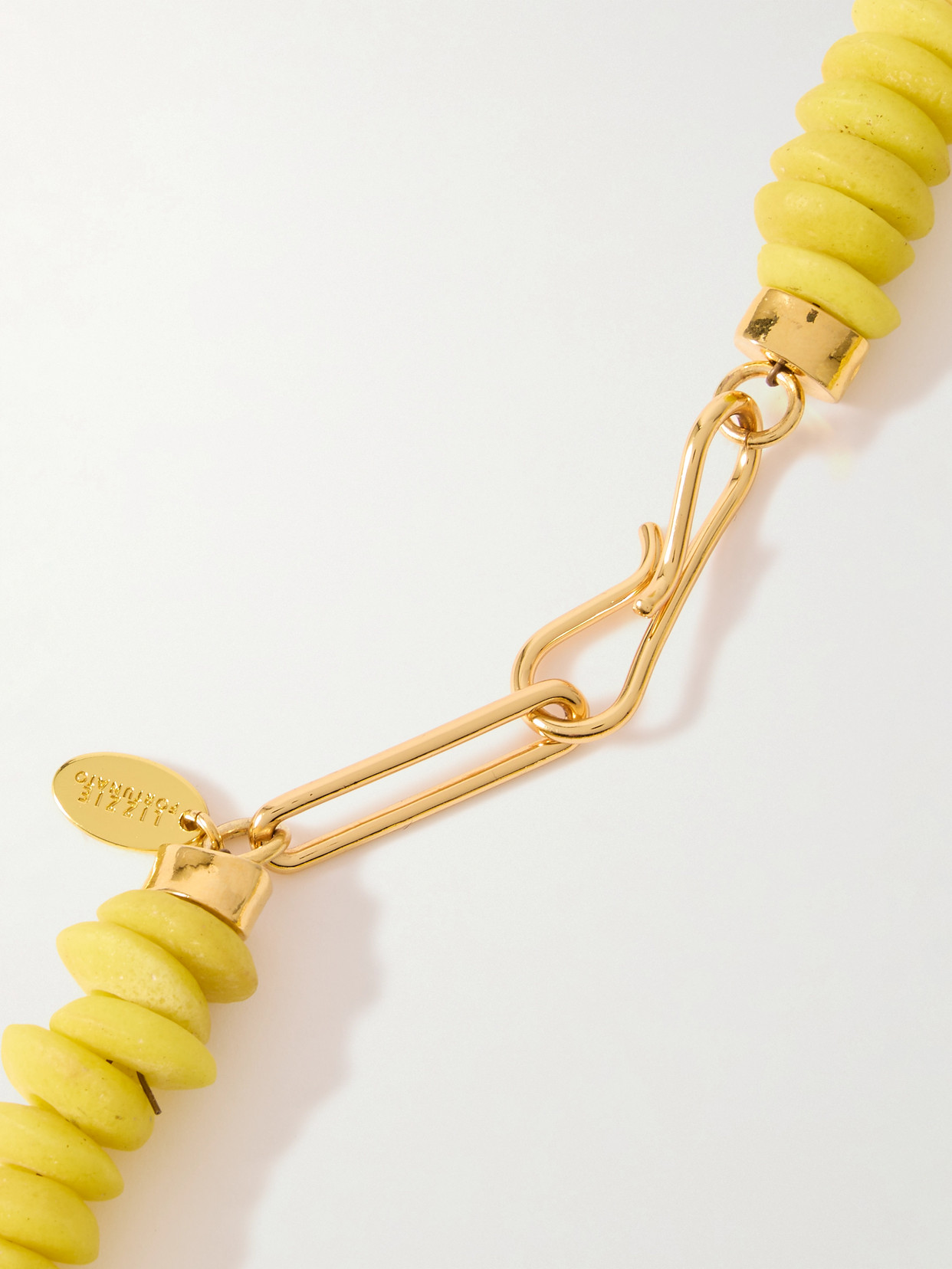 LIZZIE FORTUNATO LAGUNA GOLD-PLATED BEADED NECKLACE