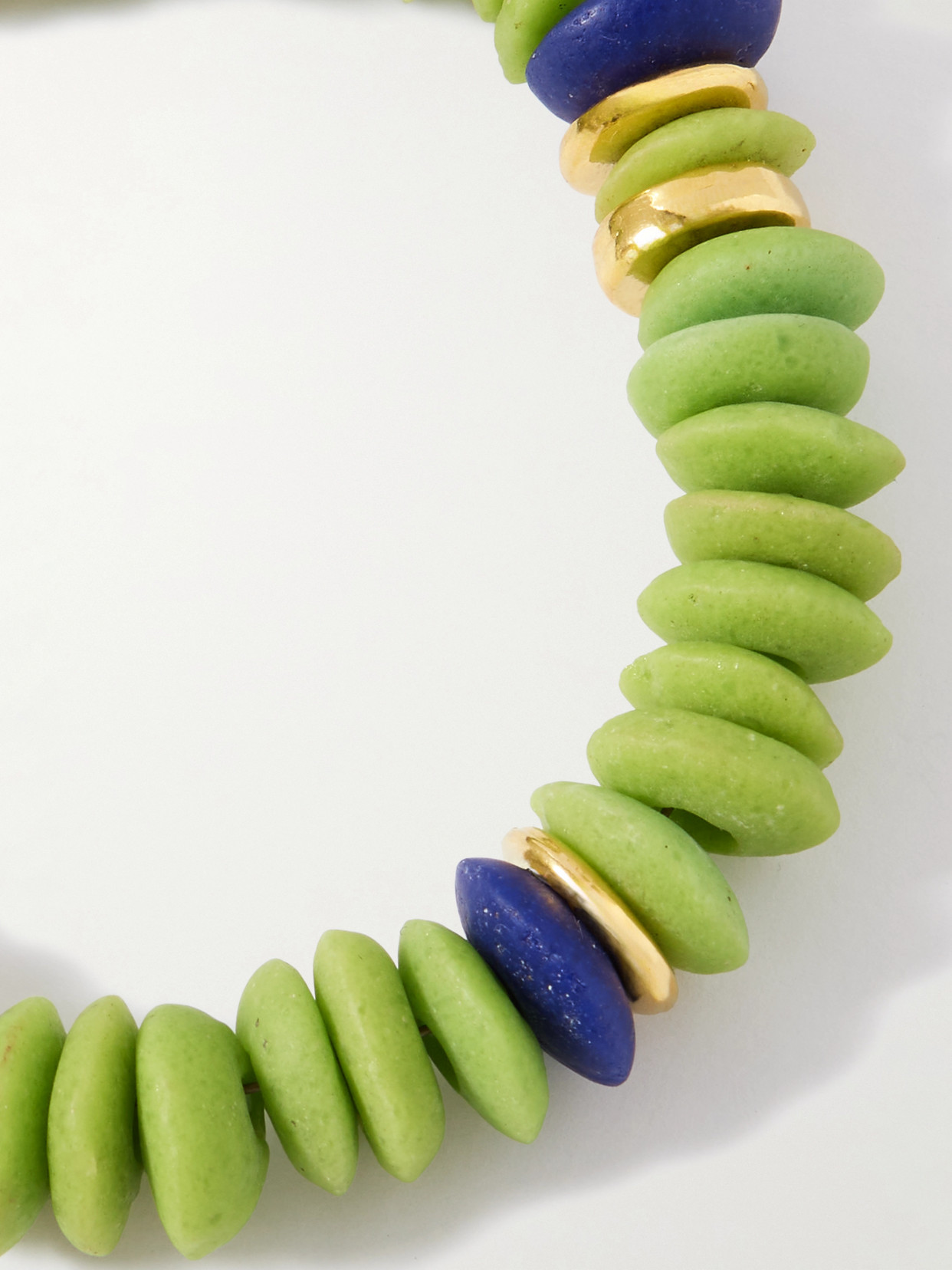 LIZZIE FORTUNATO LAGUNA GOLD-TONE BEADED NECKLACE