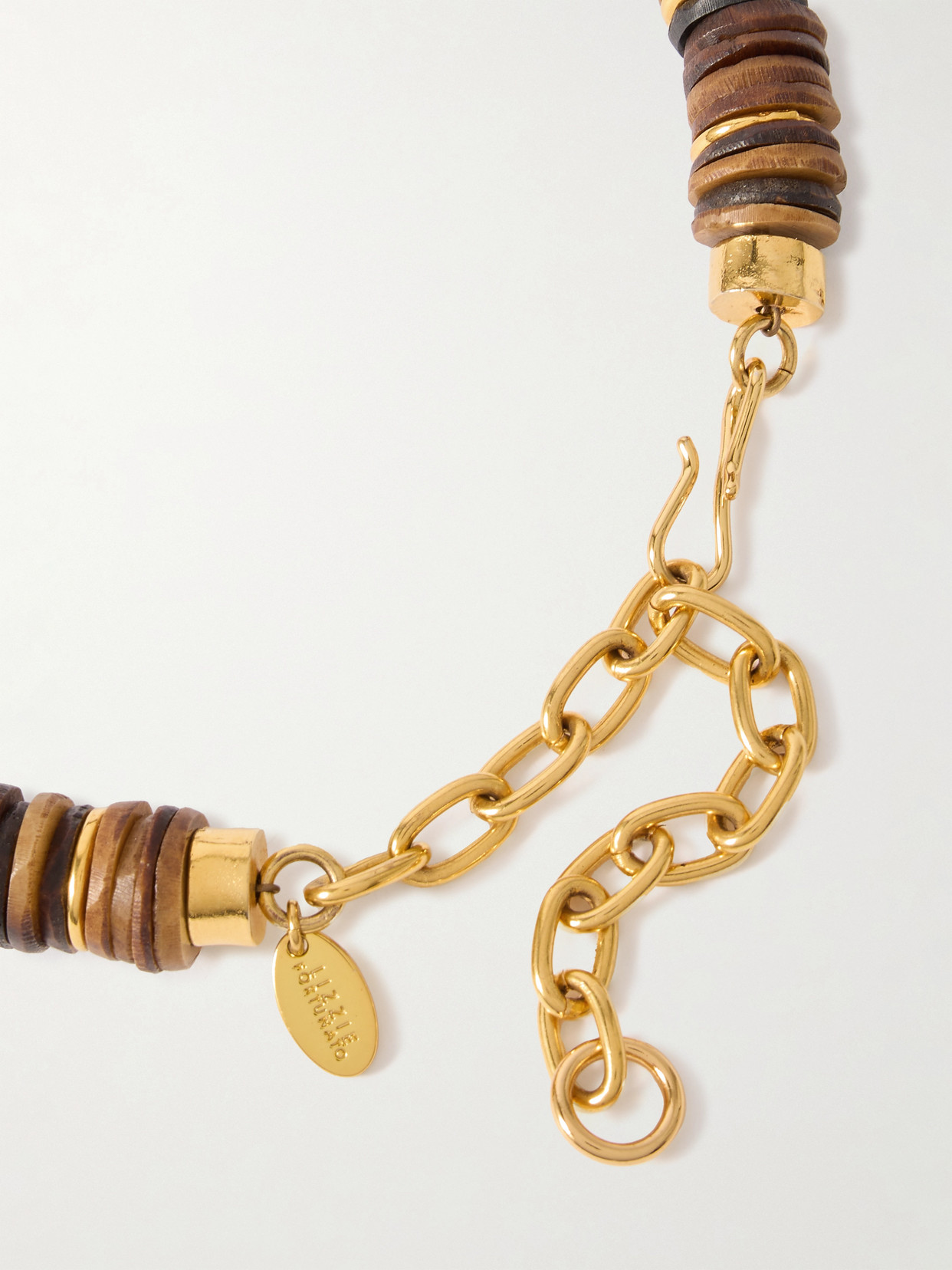 Lizzie Fortunato Bilbao Gold-plated, Bone And Pearl Necklace
