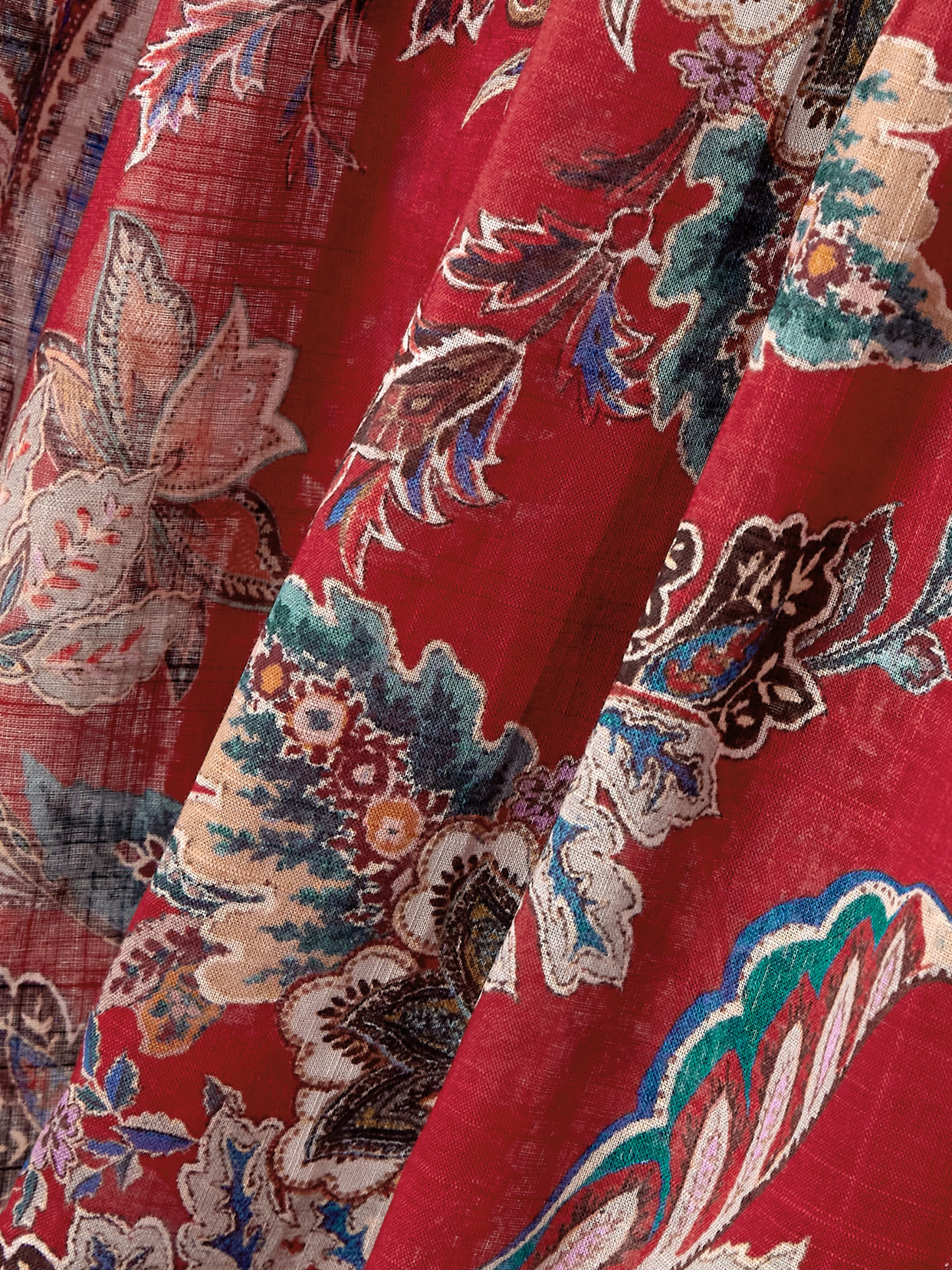 Zimmermann Rhiannon Belted Paisley-print Cotton-voile Midi Dress