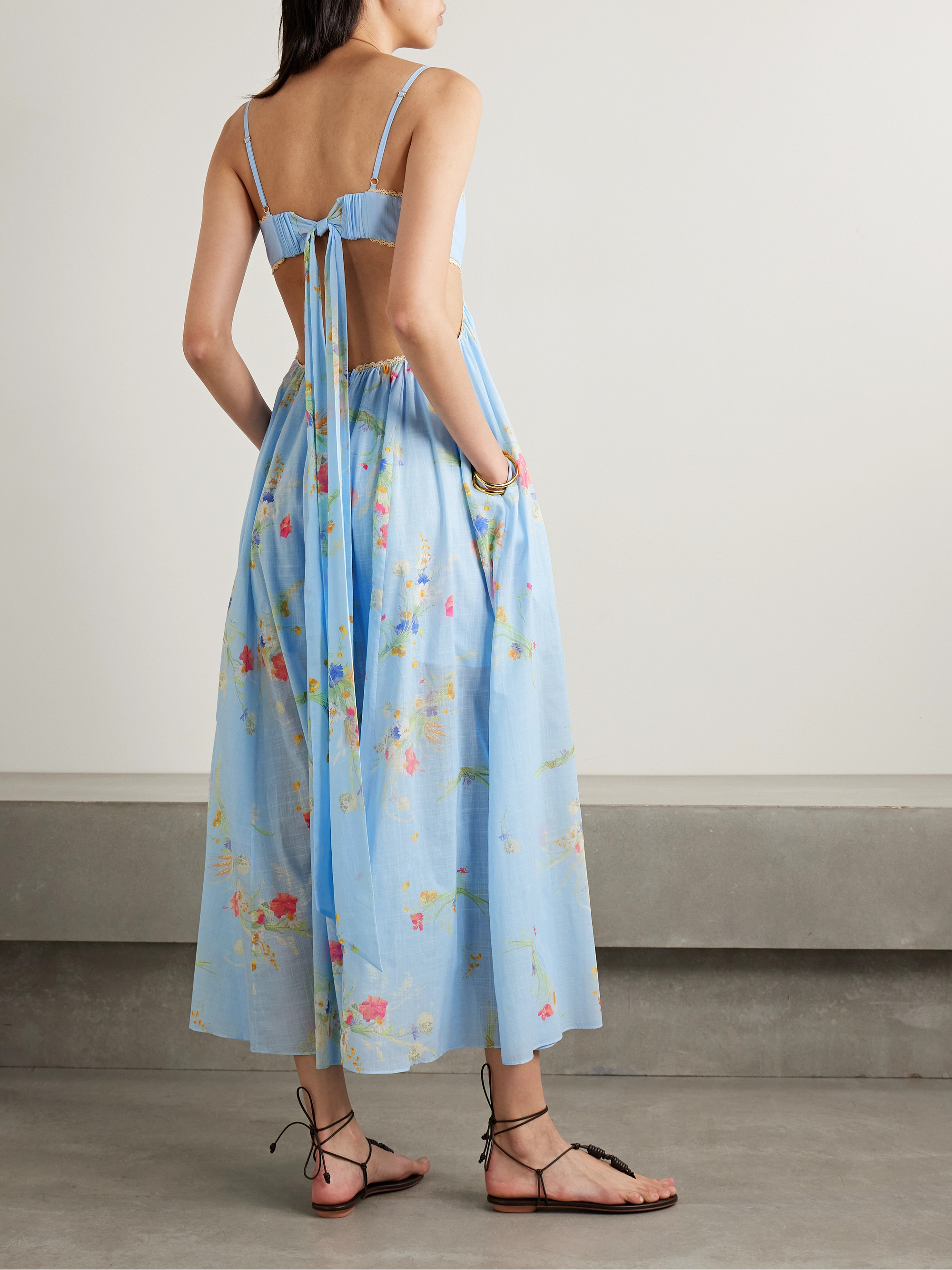 a line ethnic dress for women Chinon Printed A-Line Ethnic Dress – Buy Best Ethnic Wear for Women & Girls main image 1
