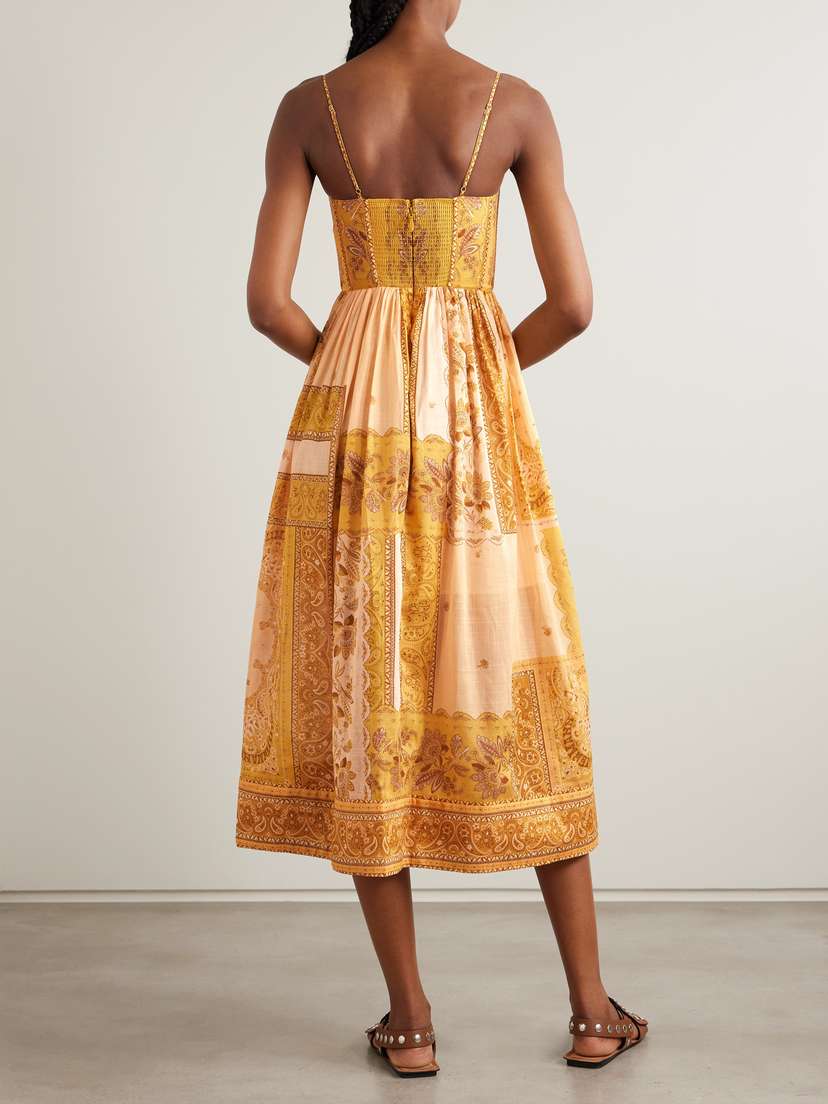 Lucky Bandana-print Cotton-voile Midi Dress | Image | 2
