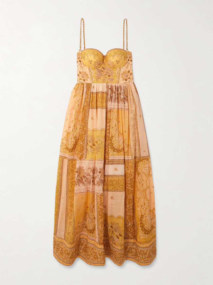 Lucky Bandana-print Cotton-voile Midi Dress | Image | 0