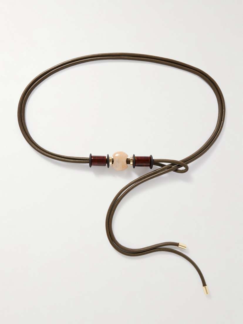 Kallmeyer Oralie Beaded Leather Belt