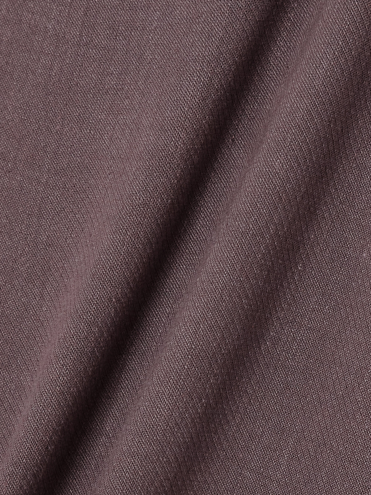 Cortana Umbra Stretch-wool, Organic Cotton And Hemp-blend Barrel-leg Pants In Purple