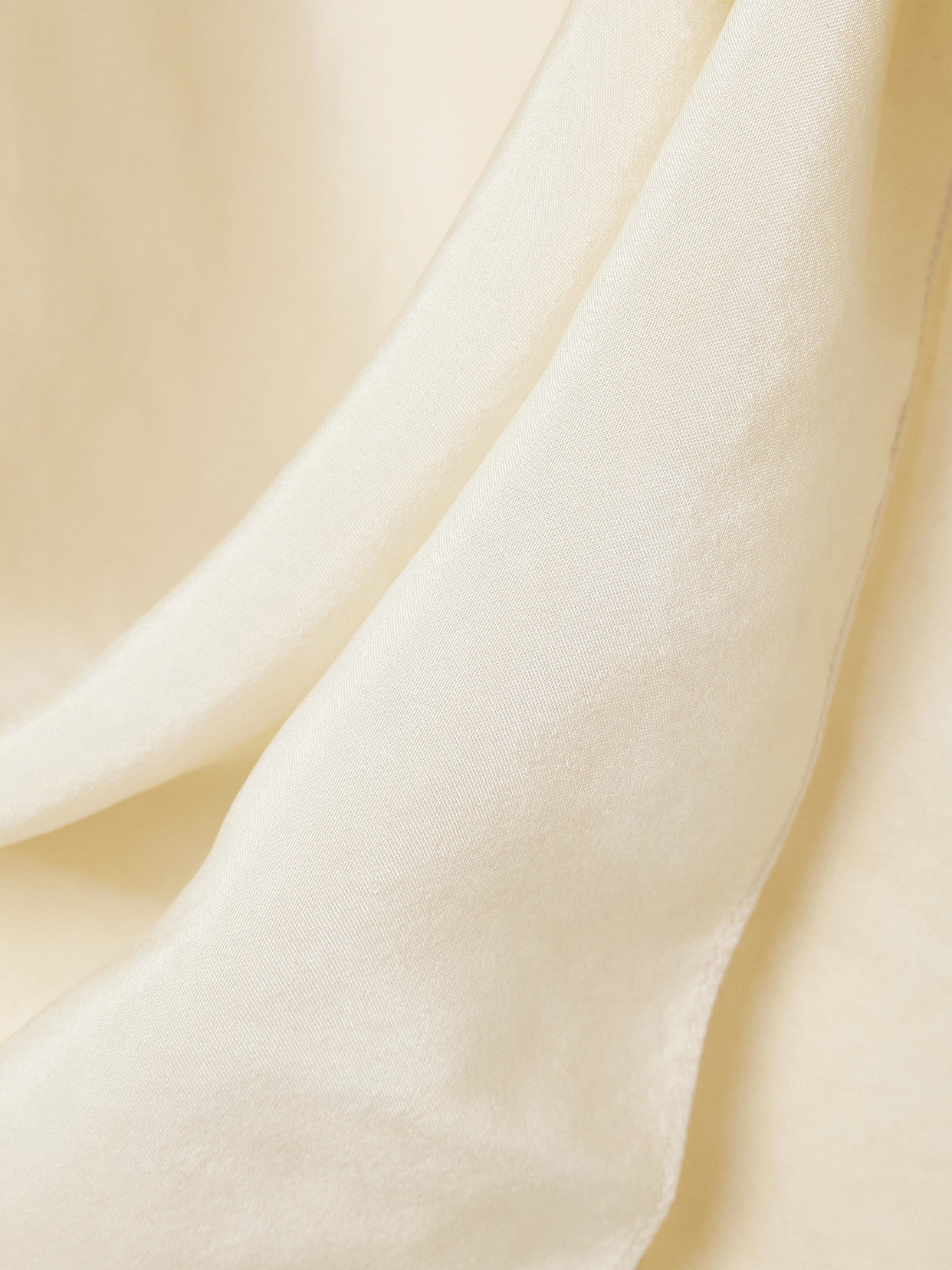 Cortana Dream Silk Wrap Top In Neutral