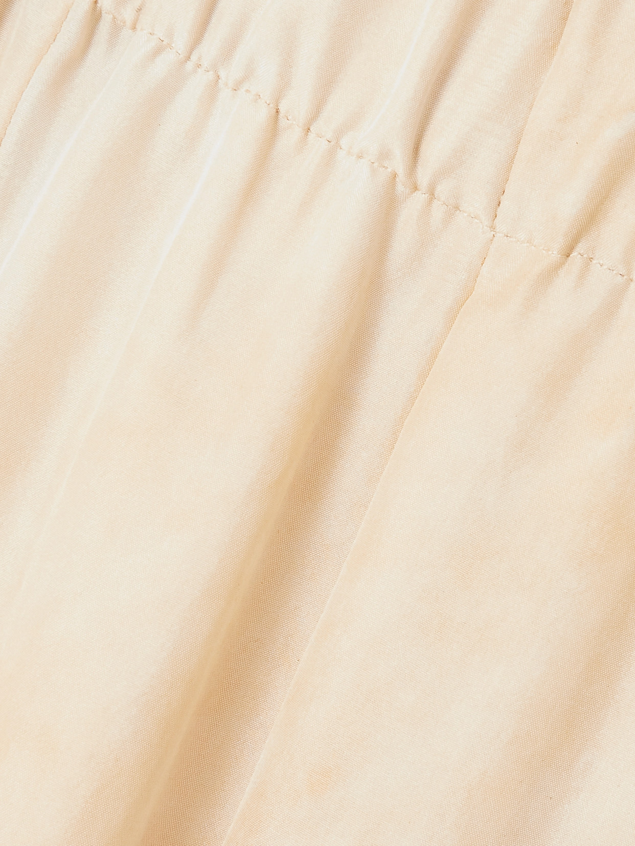 Cortana Dream Pleated Silk Wide-leg Pants In Yellow