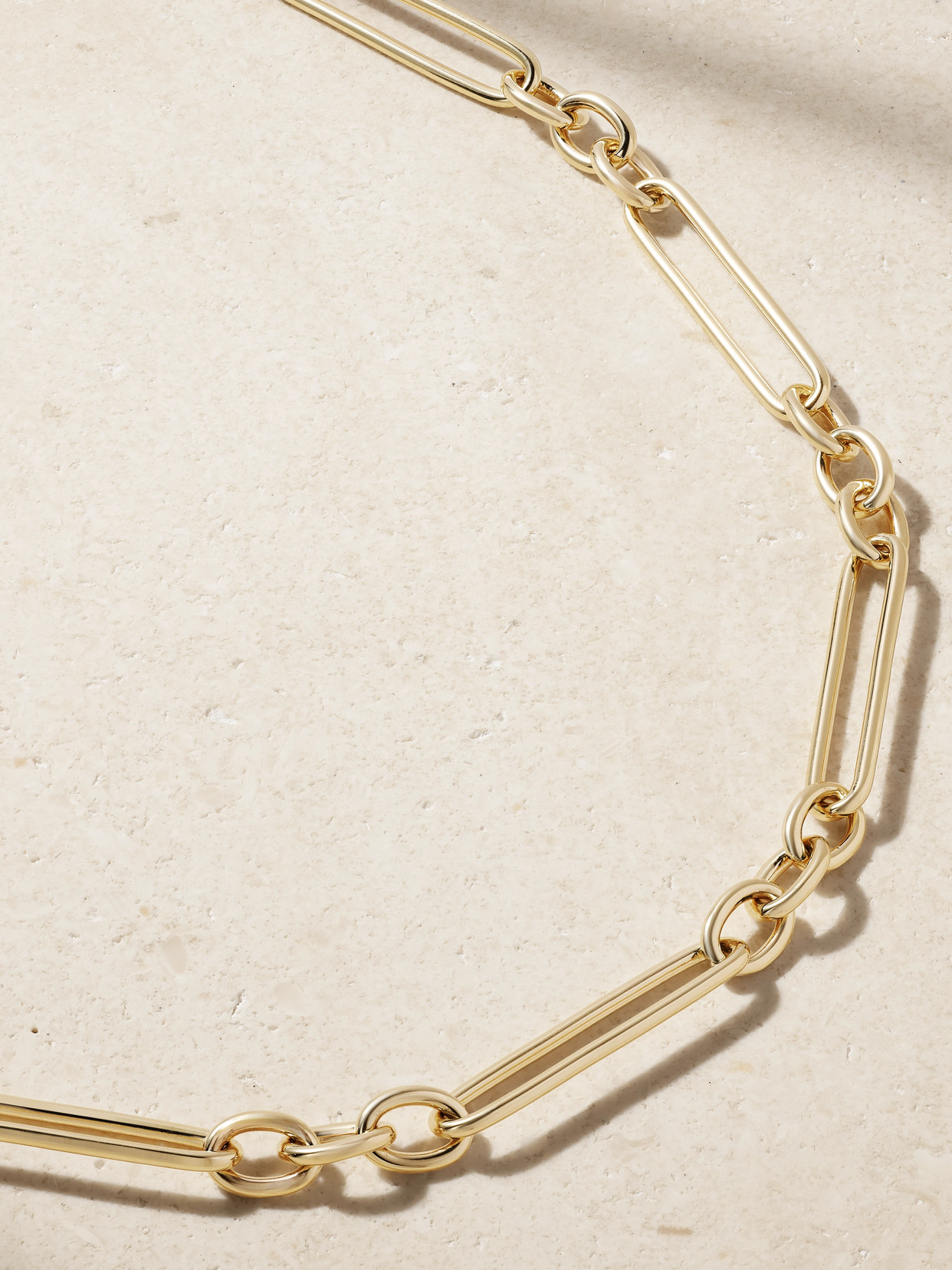 Lucy Delius Trombone Link 14-karat Gold Necklace In Gold