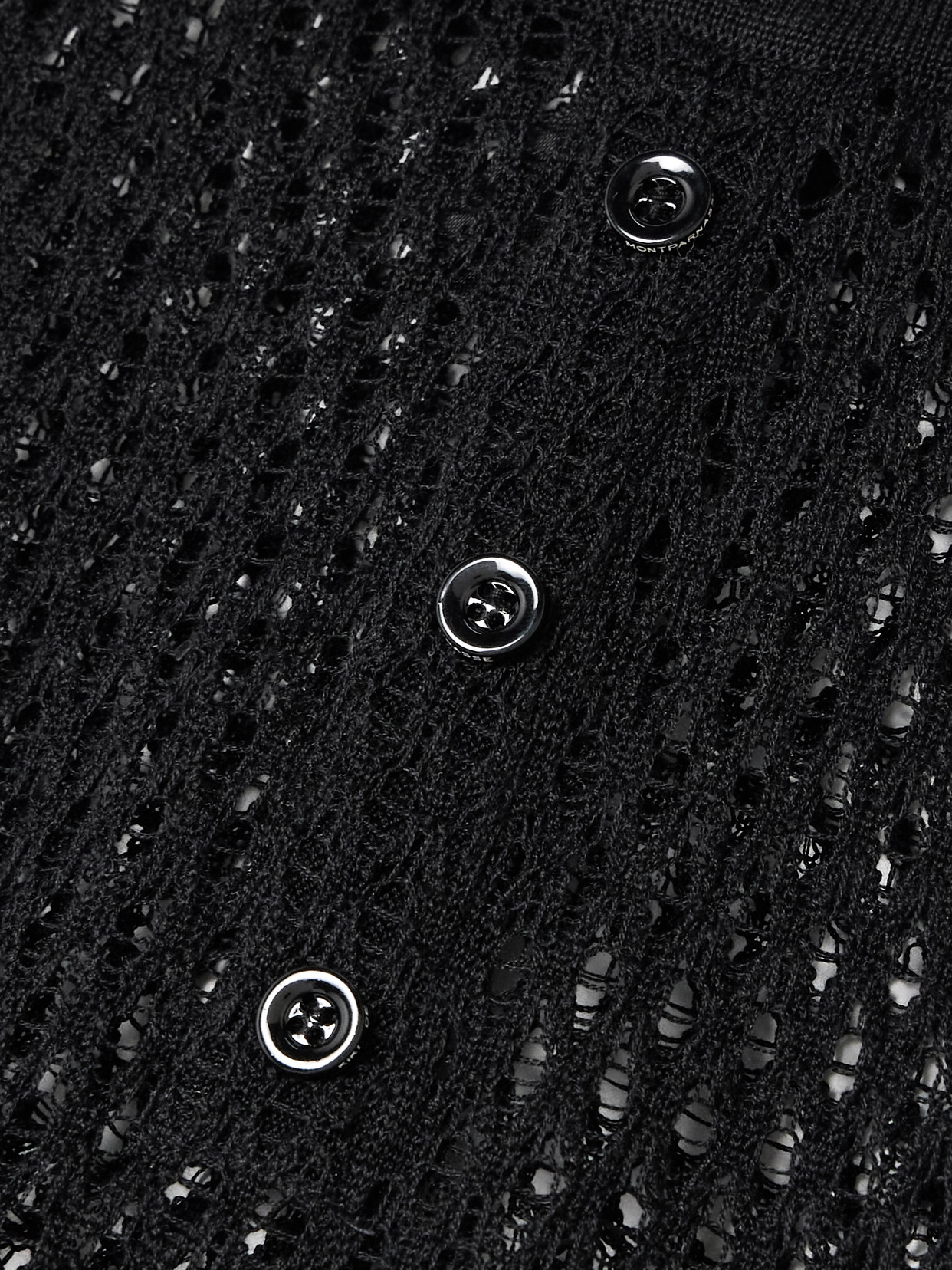 Kiki De Montparnasse Open-knit Silk Shorts