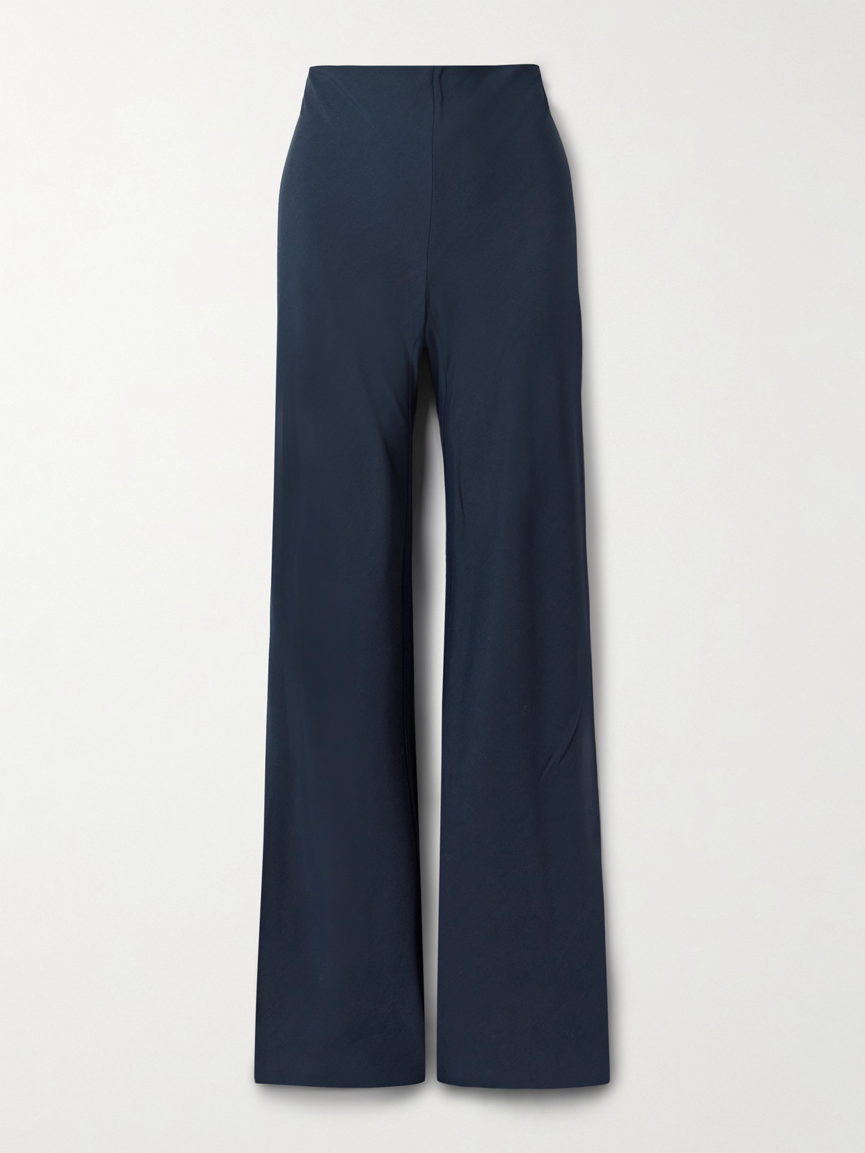 Kallmeyer Adira Twill Wide-leg Pants In Blue