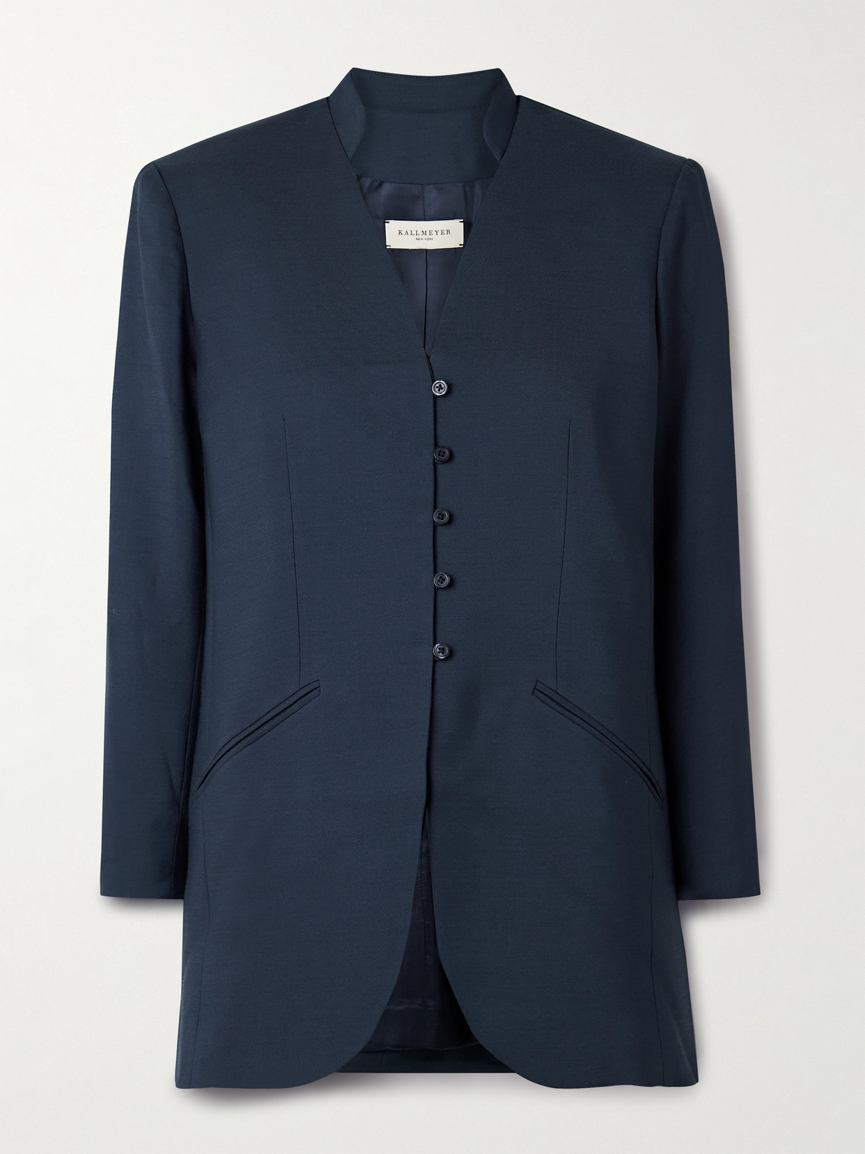 Kallmeyer Ona Twill Blazer In Blue