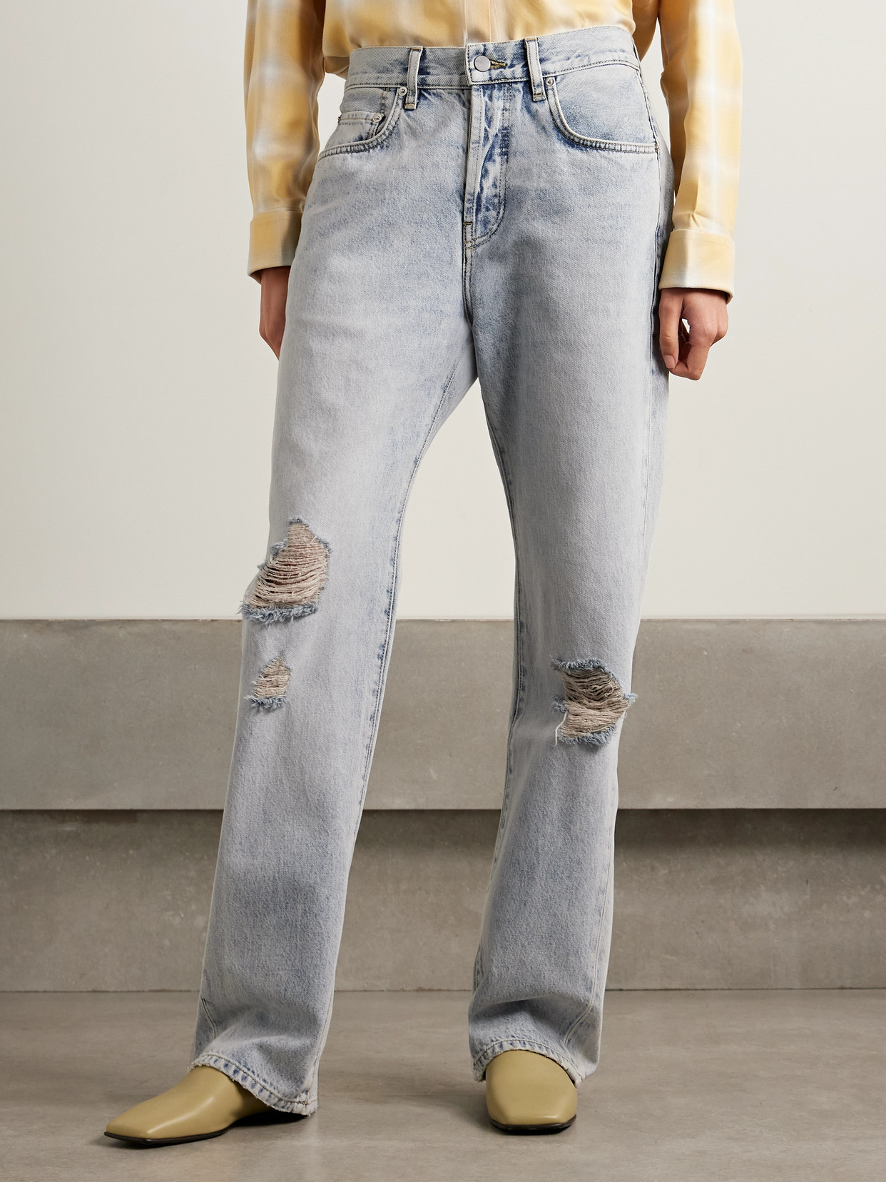 Gabby High-Rise Straight-Leg Jeans