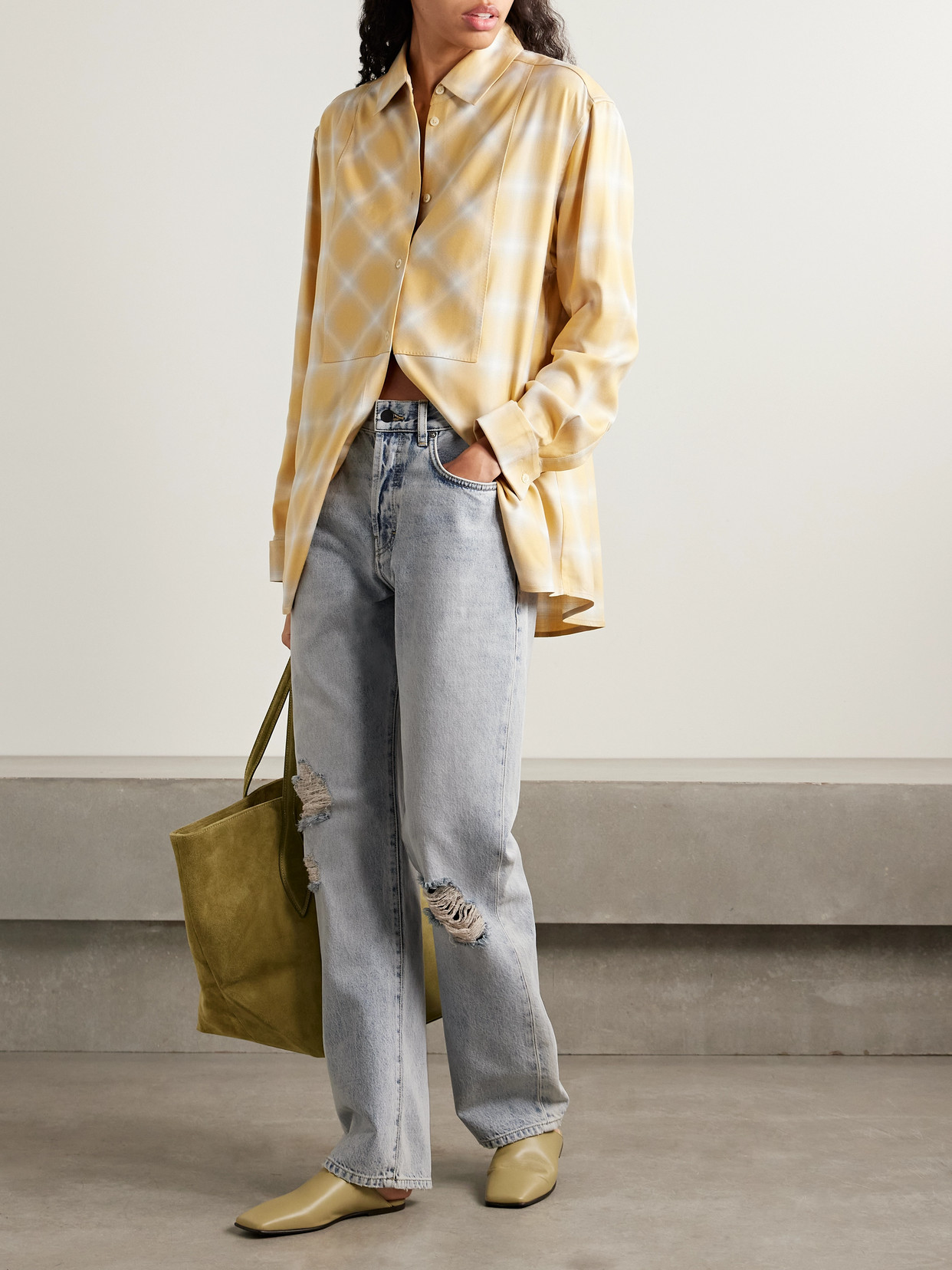 Gabby High-Rise Straight-Leg Jeans