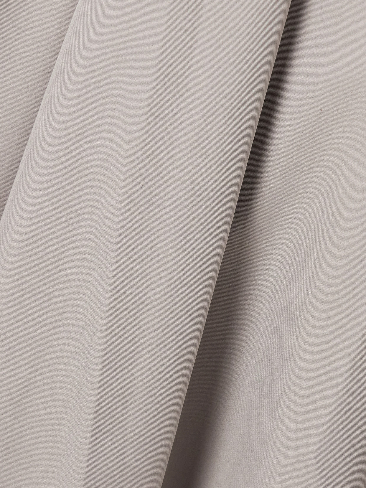 Kallmeyer Dakota Pleated Cotton-blend Twill Midi Skirt In Gray