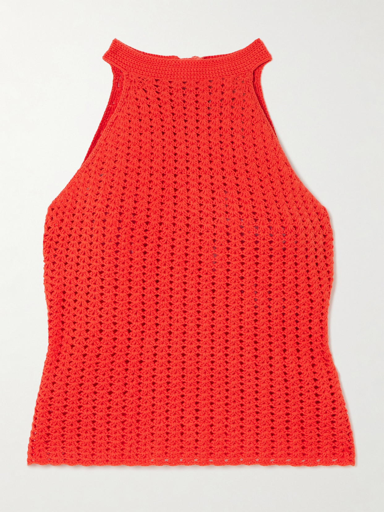 Escvdo Reflejo Crocheted Cotton Tank
