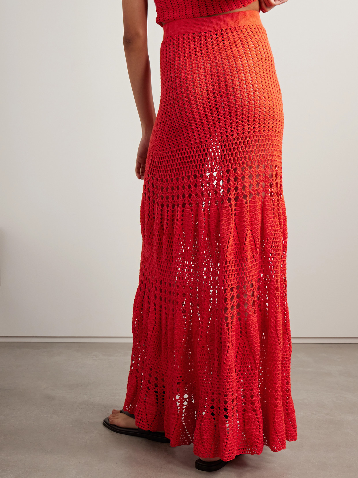 Reflejo Crocheted Cotton Maxi