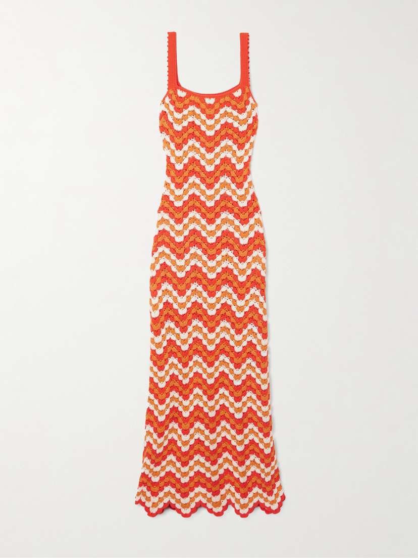 ESCVDO Marea Crocheted Cotton Maxi Dress