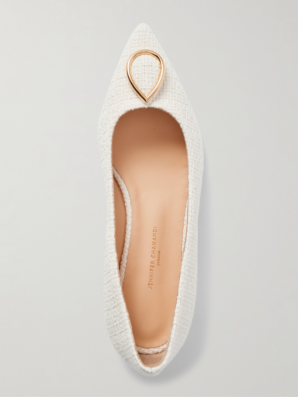 Lorenzo 20 Embellished Tweed Point-Toe Pumps