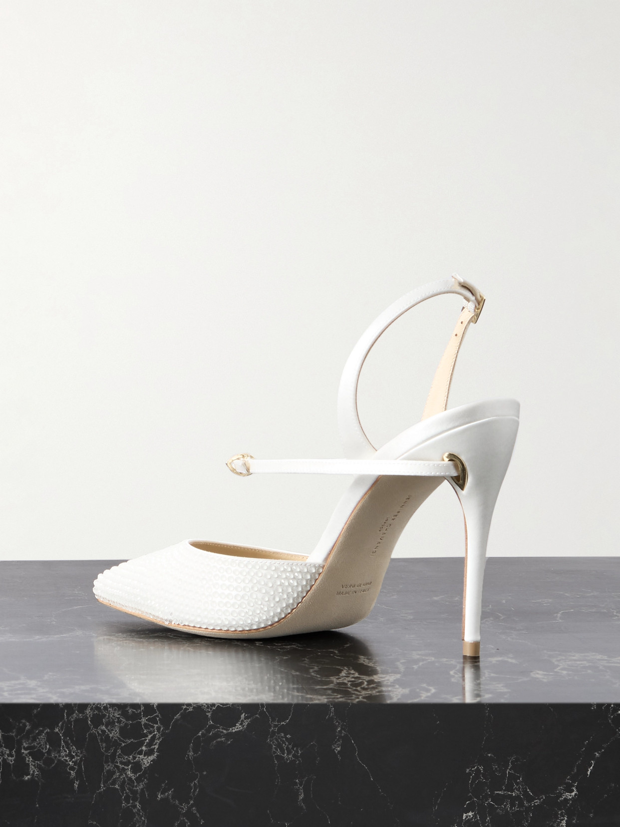 Vittorio 105 Crystal-Embellished Pumps