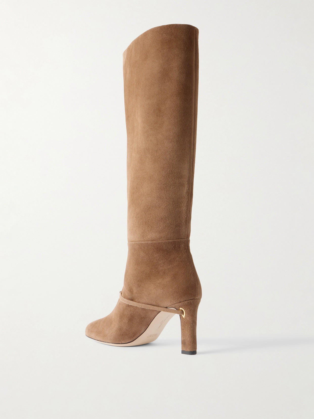 Jennifer Chamandi Samuele 85 Suede Knee Boots In Brown