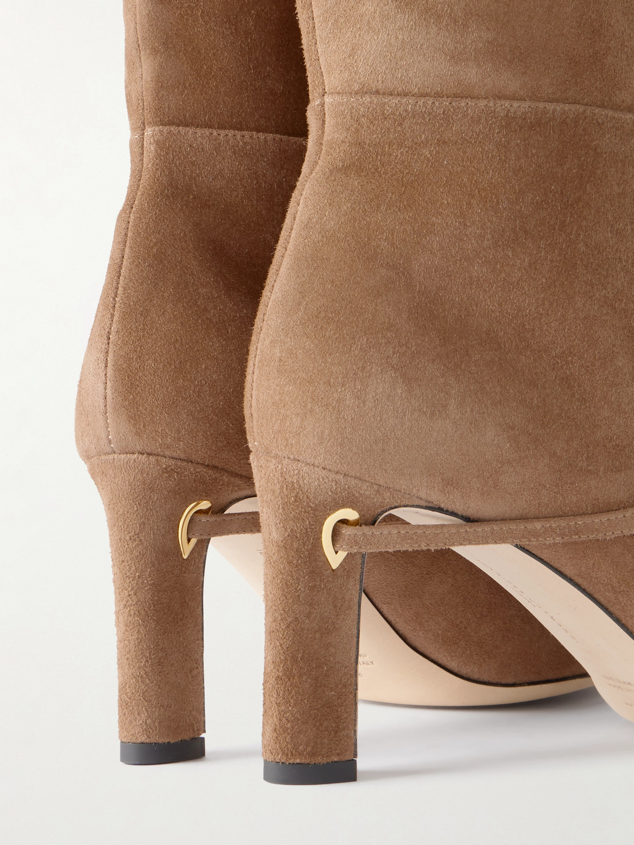 Jennifer Chamandi Samuele 85 Suede Knee Boots In Brown