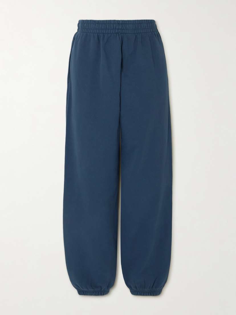 Anine Bing Karter Cotton-jersey Sweatpants