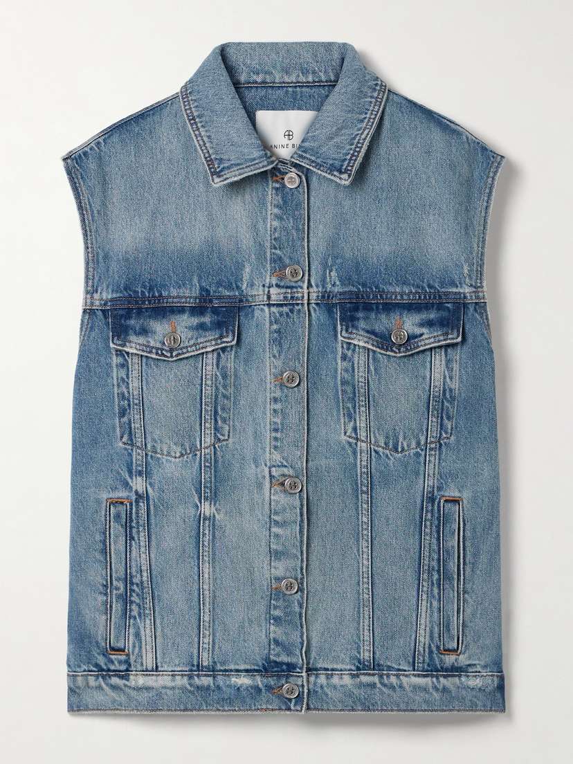 Anine Bing Rory Denim Vest