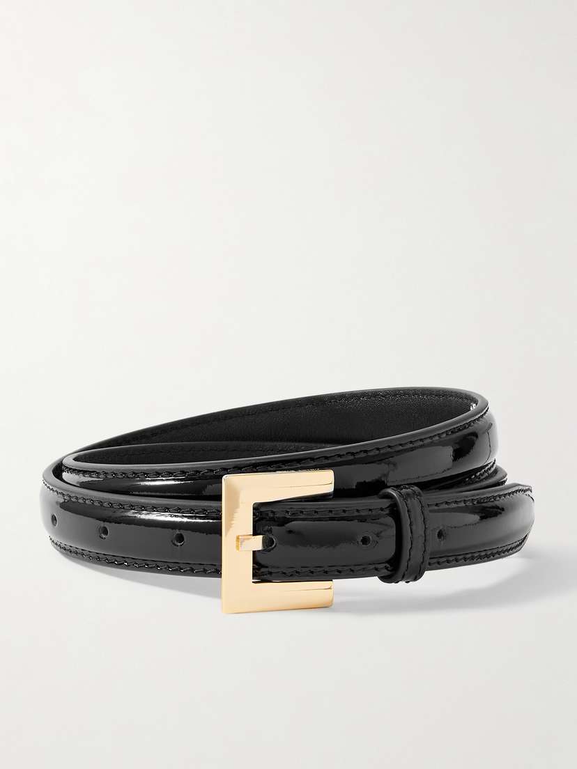 Anine Bing Nicola Patent-leather Belt