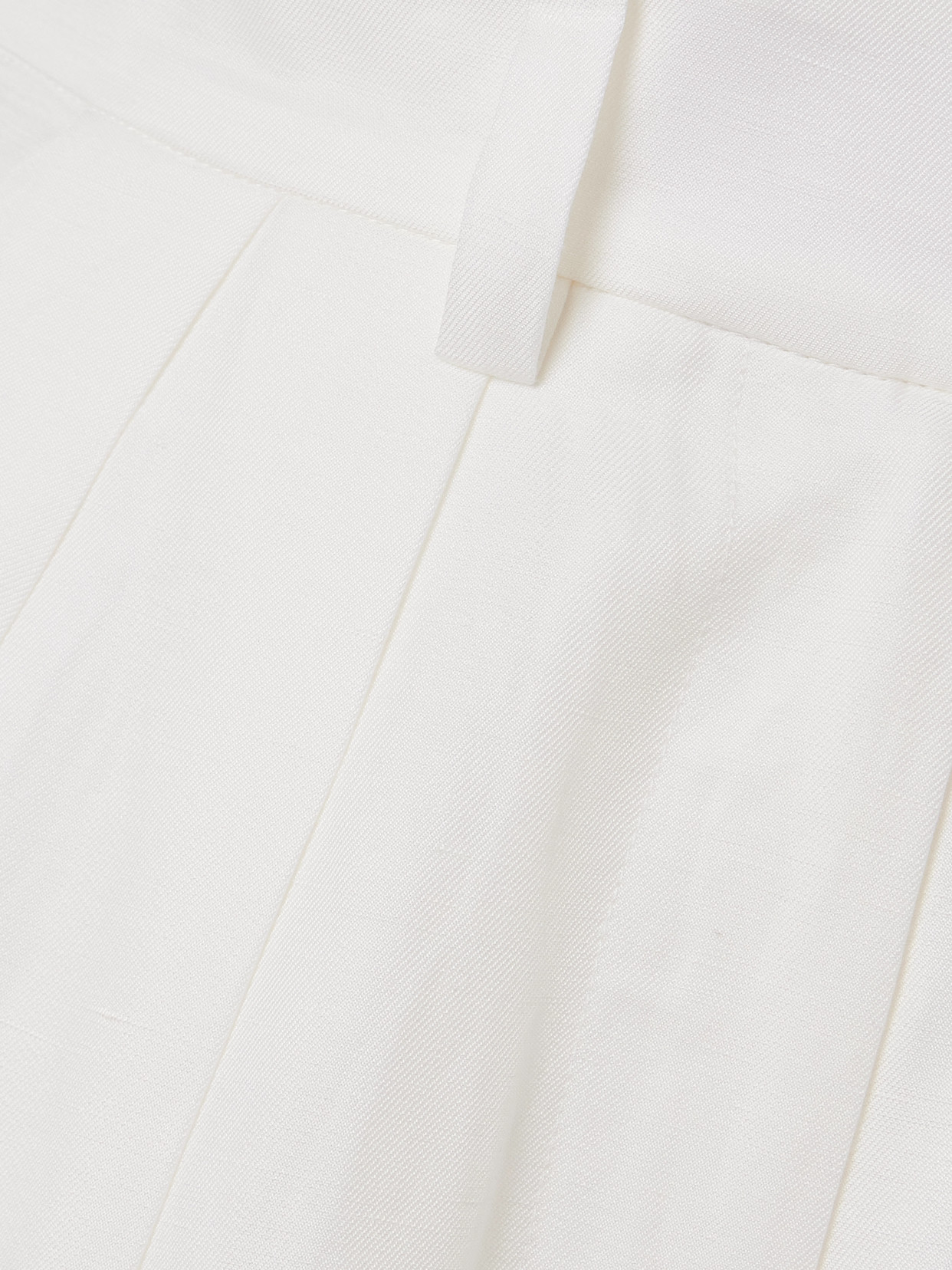 Anine Bing Lou Pleated Woven Wide-leg Pants In Multi