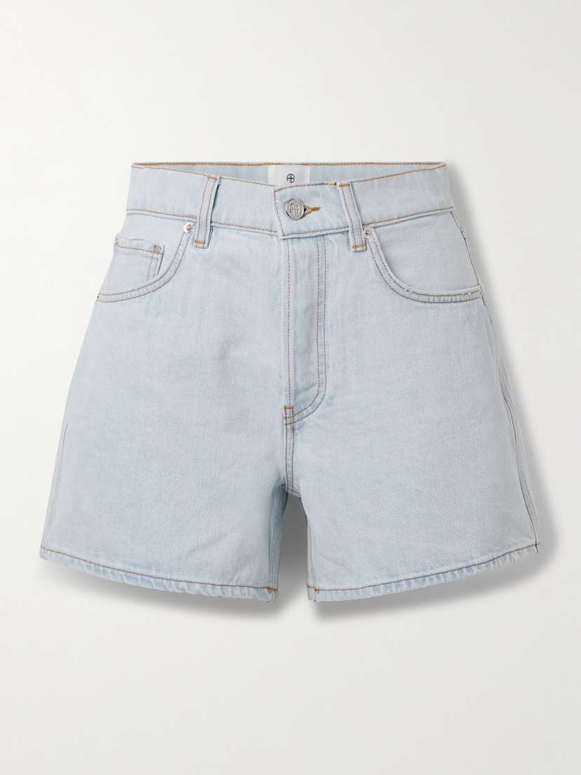 Anine Bing Dalton Organic Denim Shorts